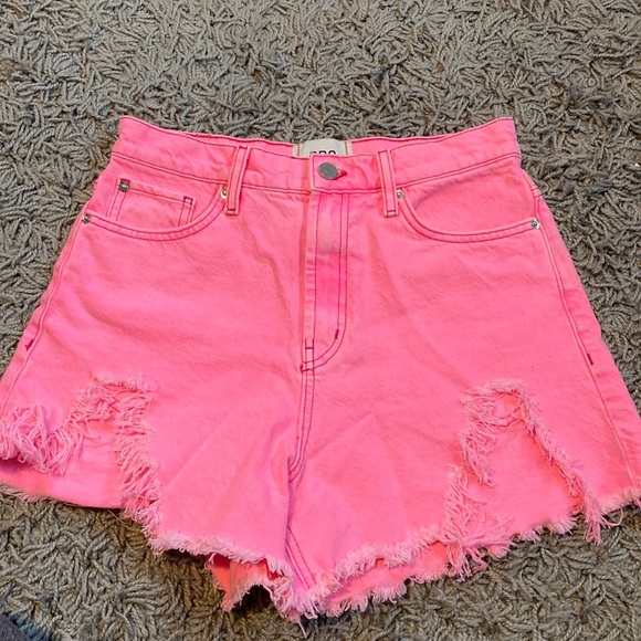 BDG Shorts Hot Pink Jean Shorts Poshmark
